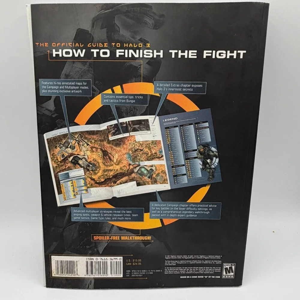Halo 3 The Official Guide Xbox 360 Prima Strategy Guide Book Bungie Microsoft